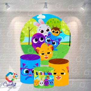 Kit Capa Painel com Trio Cilindros Bolofofos