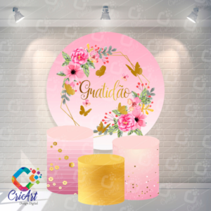 Kit Capa Painel com Trio Cilindros Gratidão