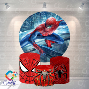 Kit Capa Painel com Trio Cilindros Homem Aranha