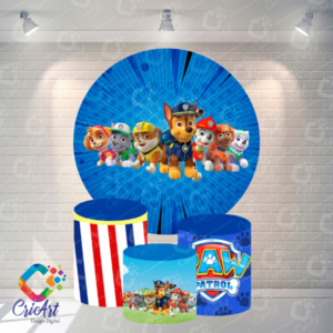 Kit Capa Painel com Trio Cilindros Patrulha Canina 05