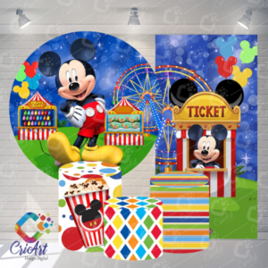 Kit Capa Painel com Trio Cilindros Mickey