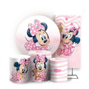 Kit Capa Painel com Trio Cilindros Minnie