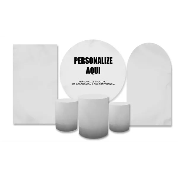 Kit Capa Painel com Trio Cilindros Personalizado Casadinho Romano