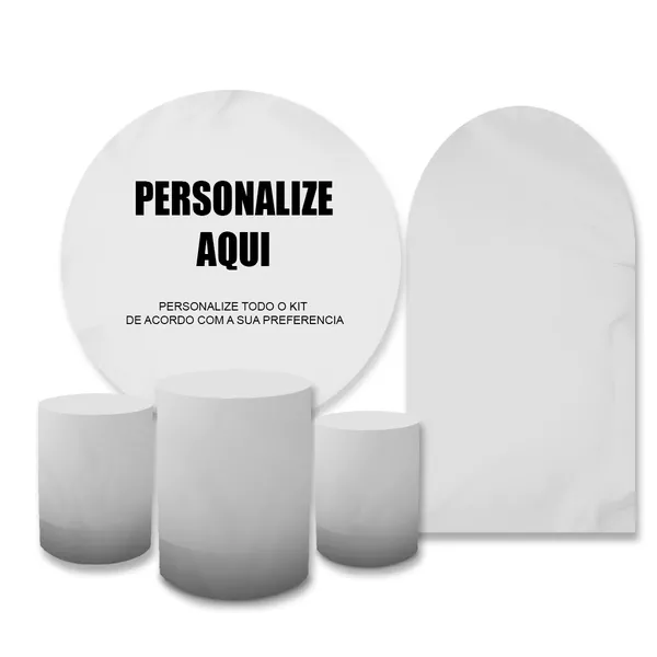 Kit Capa Painel com Trio Cilindros Personalizado Kit Romano