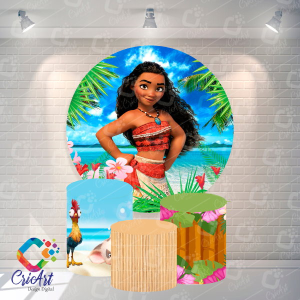Kit Capa Painel com Trio Cilindros Moana Praia