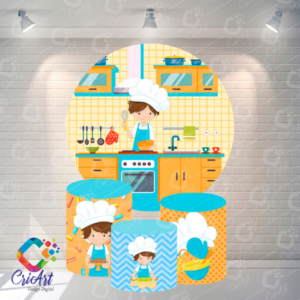Kit Capa Painel com Trio Cilindros Cozinha