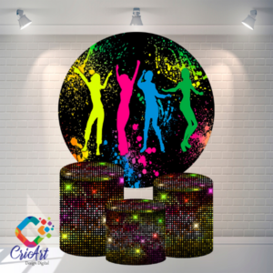 Kit Capa Painel com Trio Cilindros Neon 07