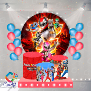 Kit Capa Painel com Trio Cilindros Power Rangers