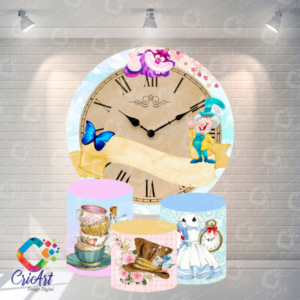 Kit Capa Painel com Trio Cilindros Relógio Alice 26