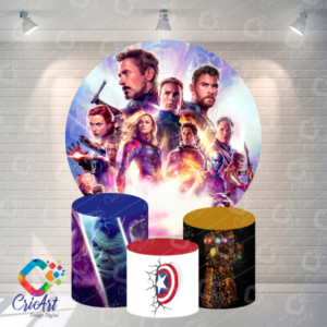 Kit Capa Painel com Trio Cilindros Vingadores 1